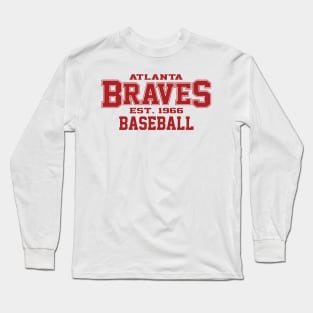 Braves Atlanta Baseball Long Sleeve T-Shirt